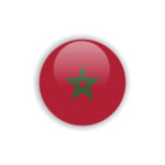 15 - Button morocco flag vector template design PNG and Vector
