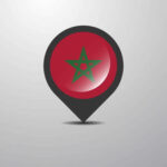 25 - Morocco map pin PNG and Vector