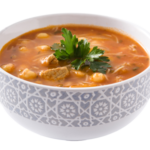 30 - Isolated harira soup bowl on white a traditional moroccan dish with a ramadan twist PNG Image and Clipart